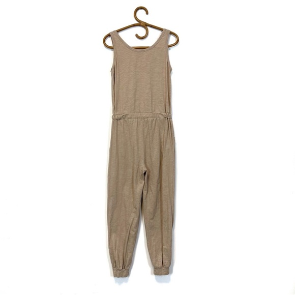 Three Bird Nest | Set To Go Textured Jumpsuit in Oatmeal Size M - Picture 2 of 10